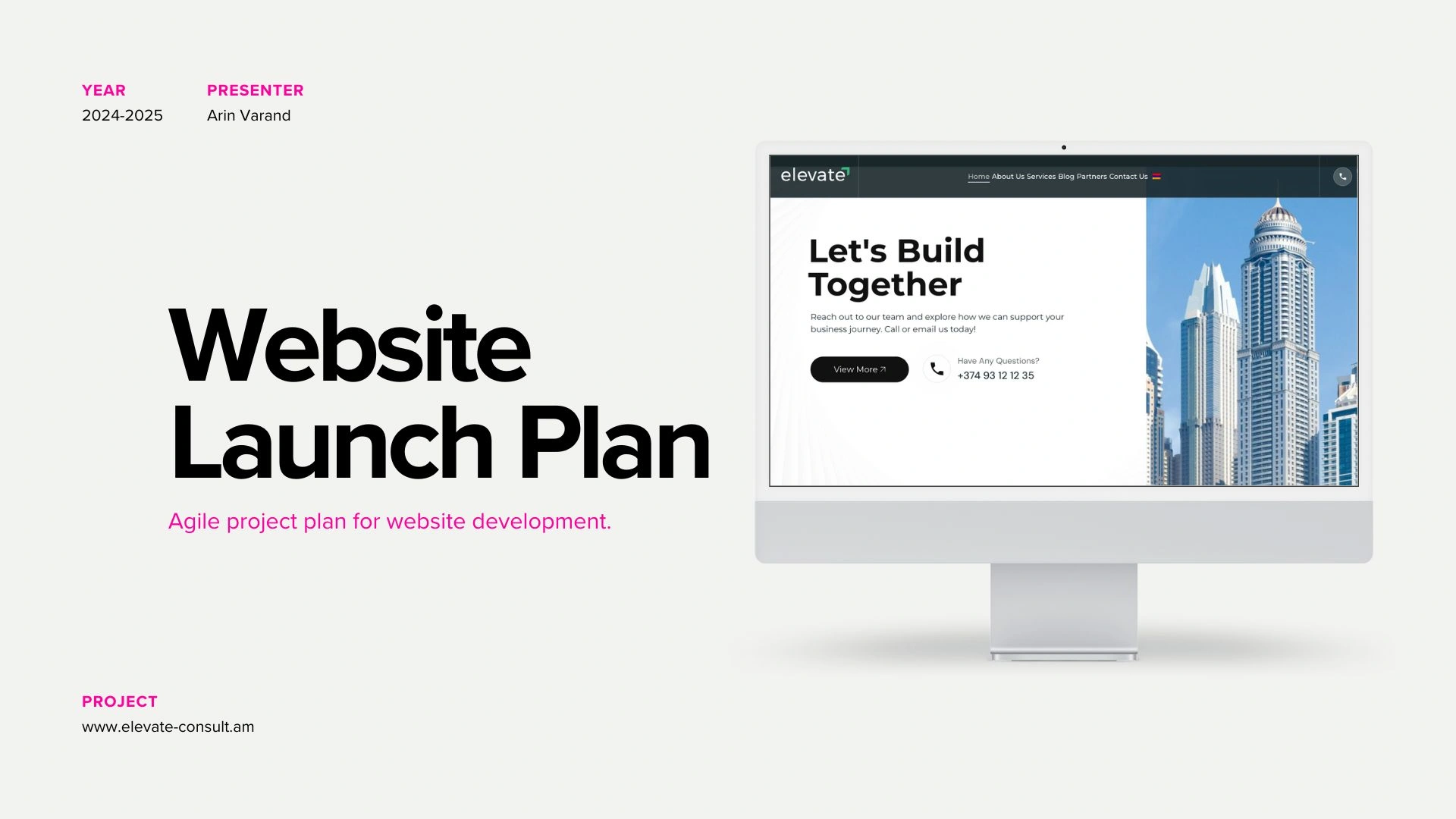 Website Launch Plan mockup on laptop - ZeroMaze Agency